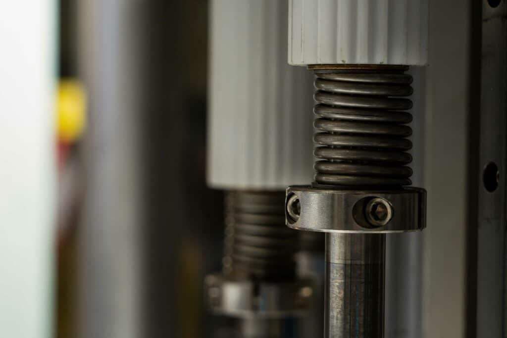 bottle capping equipment close-up