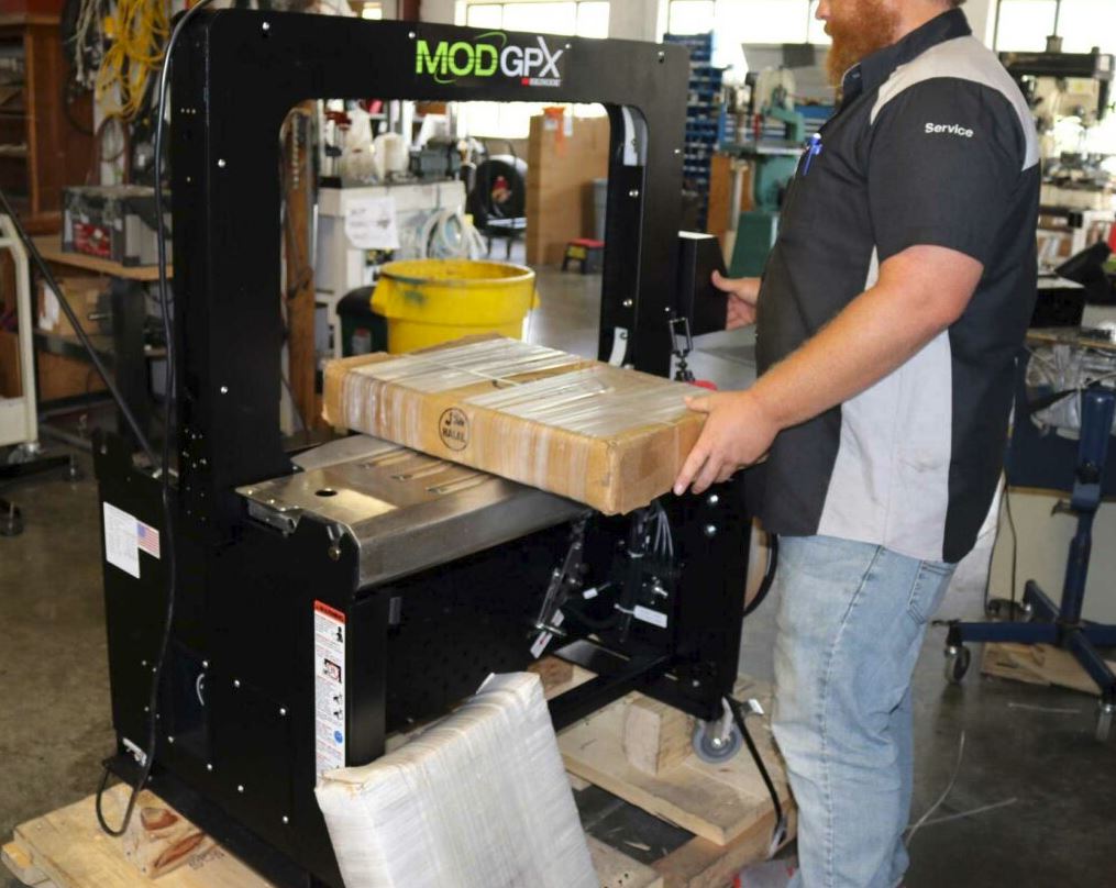 employee using MODGPX equipment